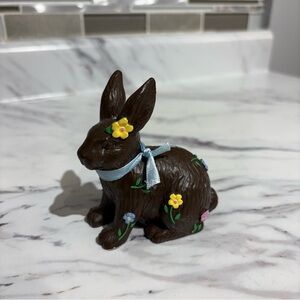 Vintage Easter Bunny figurine Chocolate Looking Bunny